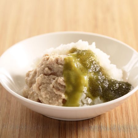 2057 青江菜栗子肉肉稀粥(主食任選)