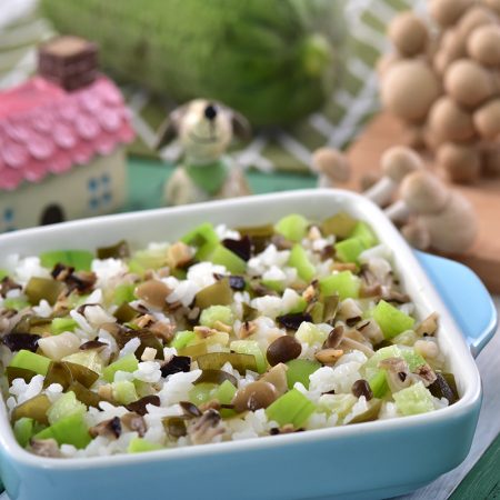4010 絲瓜菇菇蔬食軟飯(主食任選)