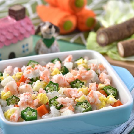 4029 山藥秋葵蛋蛋海陸軟飯(主食任選)