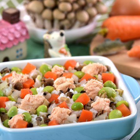 4045 洋蔥佐毛豆菇菇海陸軟飯(主食任選)