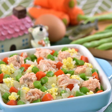 5040 四季豆滑蛋海陸炊飯(主食任選)