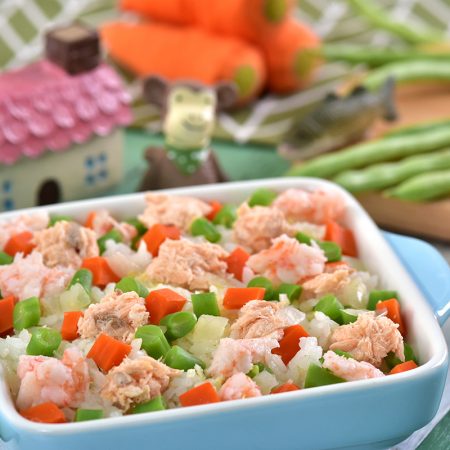 5041 四季豆肉肉佐蝦仁炊飯(主食任選)