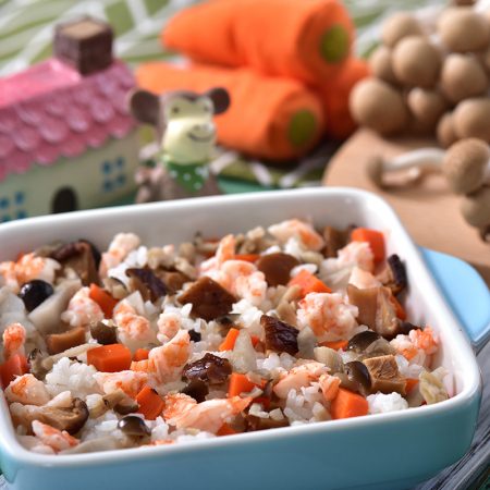 5036 鮮蝦牛蒡海陸炊飯(主食任選)
